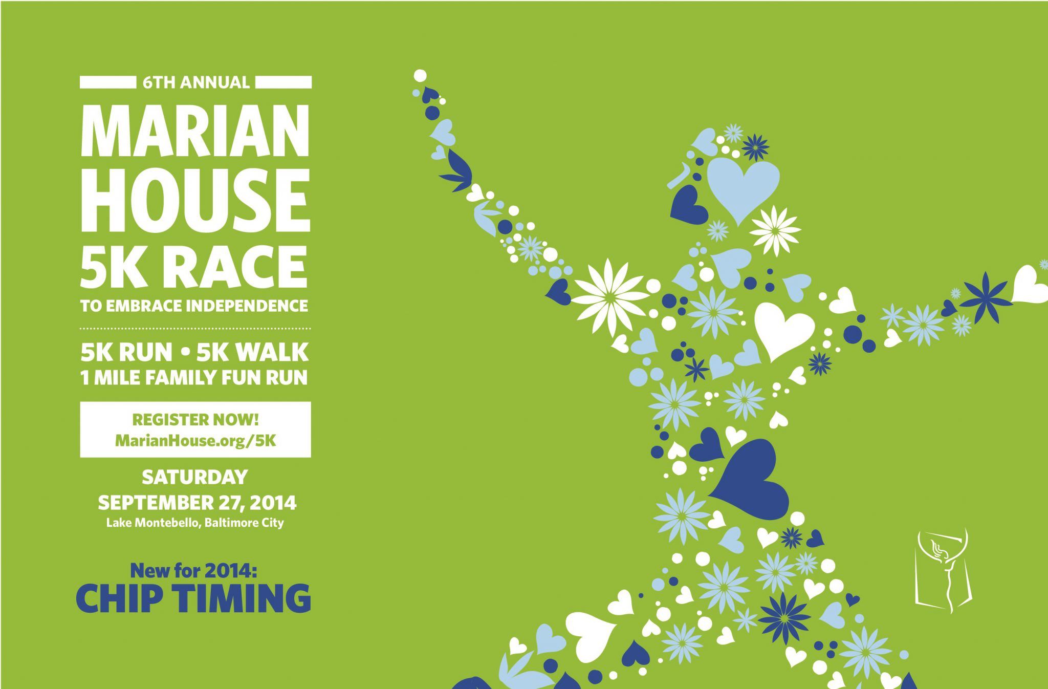 6th Annual Marian House Race to Embrace Independence 5K Run and Walk on 9/27
