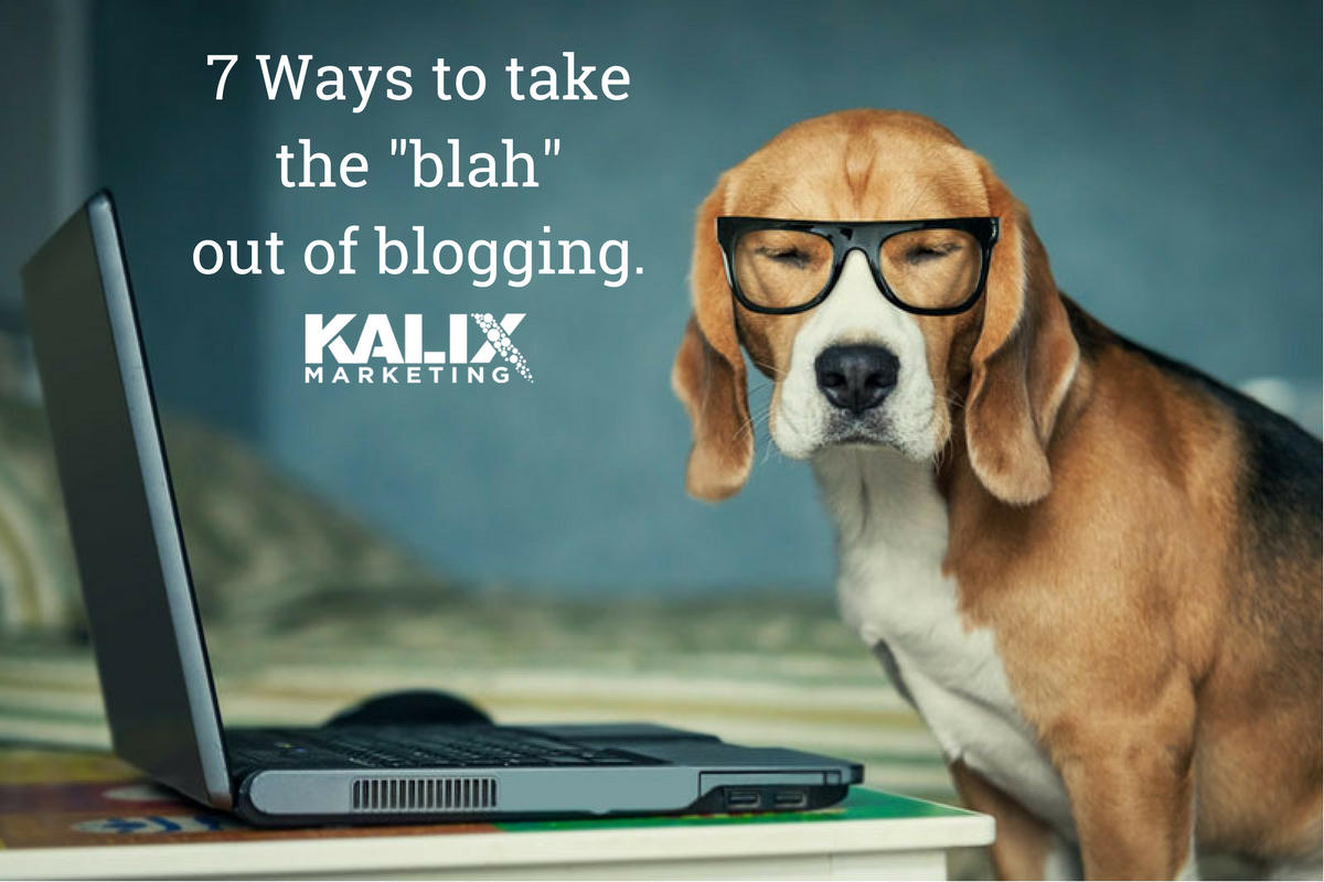 Take the "blah" out of your school's blog