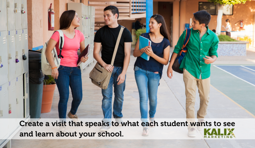 Group of students walking to class